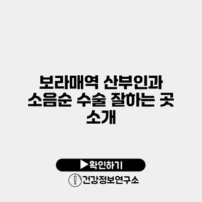 보라매역 산부인과 소음순 수술 잘하는 곳 소개