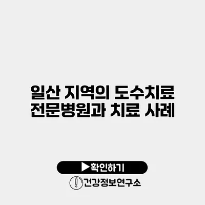 일산 지역의 도수치료 전문병원과 치료 사례